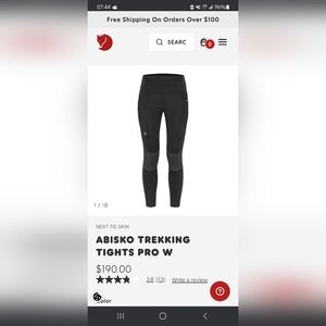 Fjallraven Trekking Tights xs